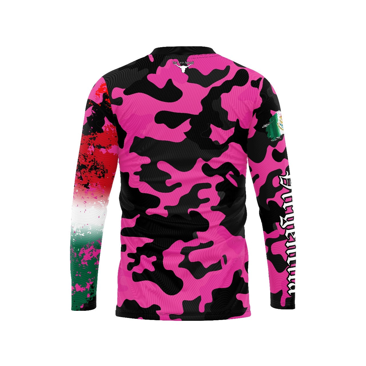 Pink And Black Virgencita Off-Road Jersey
